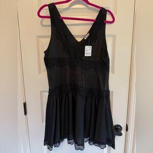 Free People In This Groove Mini Slip Dress